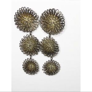 Dandelion style post earrings